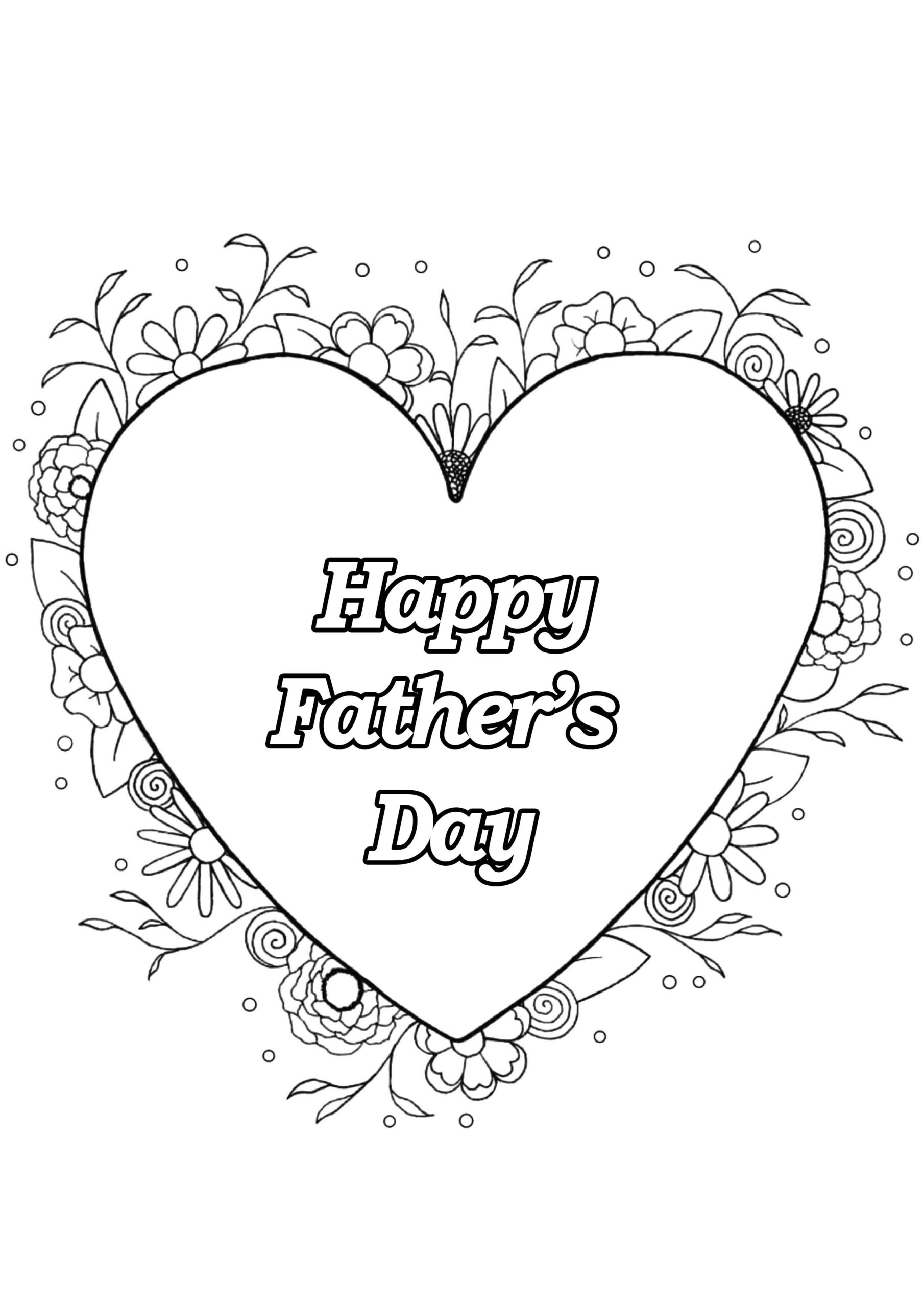 Coloring Pages Coloring Father Day Printable Coloring