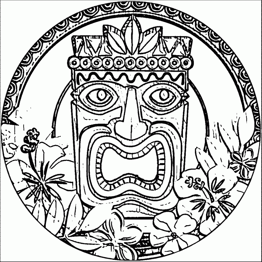Coloring Pages For Hawaii Beaches Coloring Home