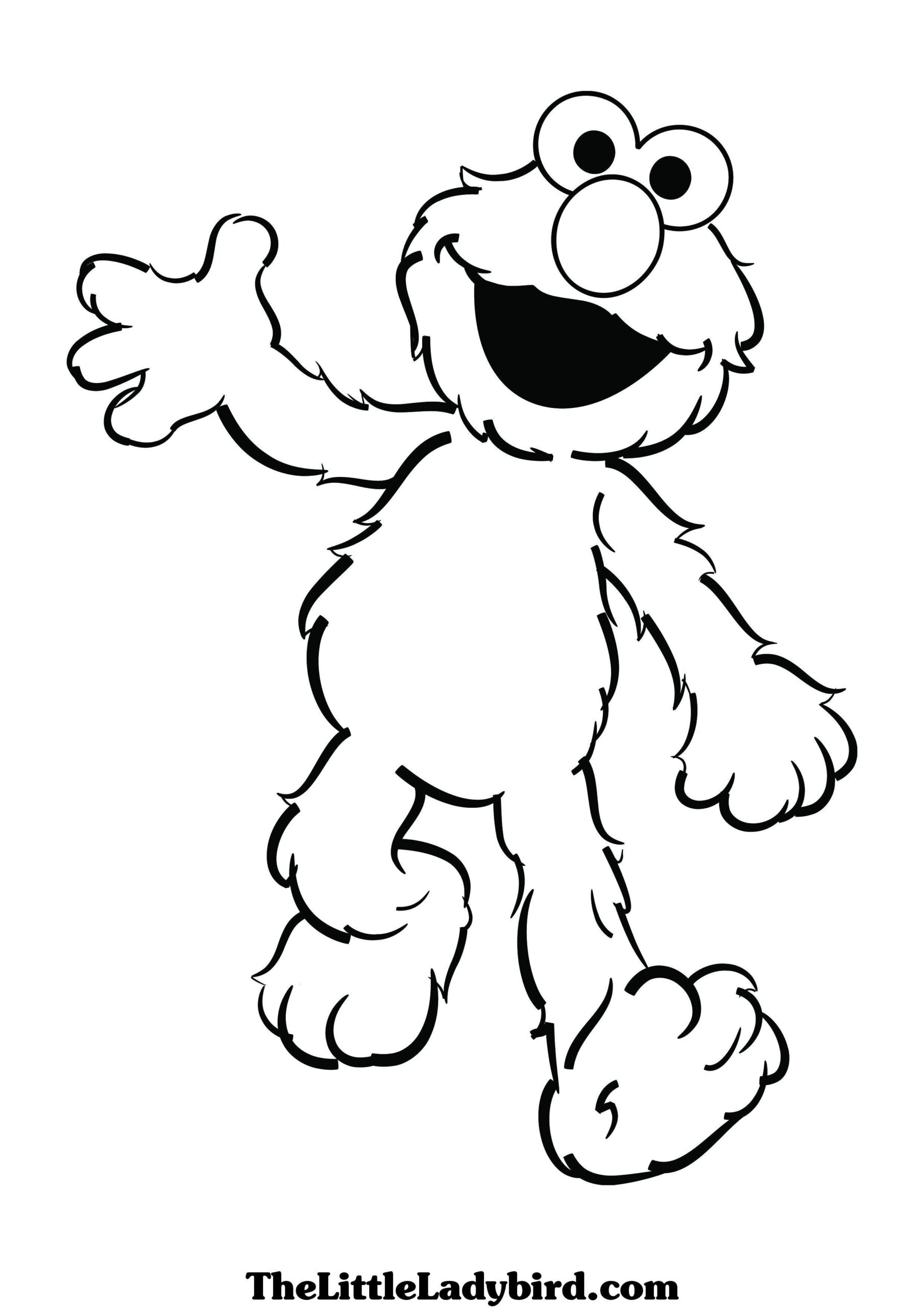 Coloring Pages Ideas Outstandingree Colouring Book Elmo Printable 