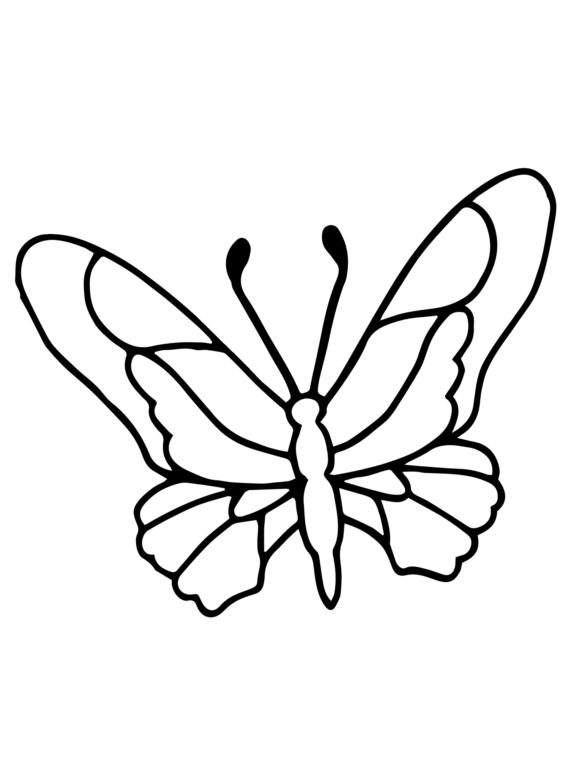 Coloring Pages Of Butterflies For Kids