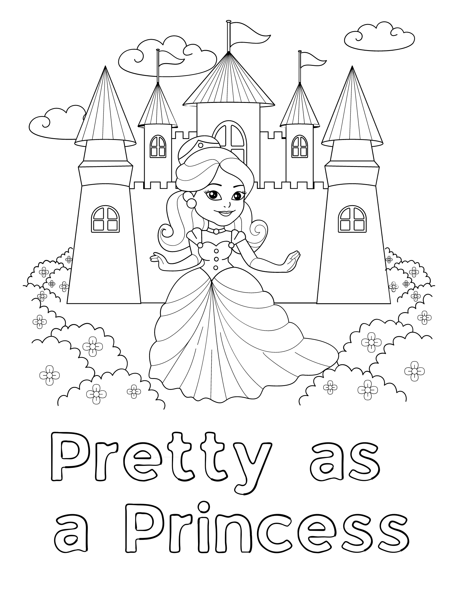 Coloring Pages Princesses