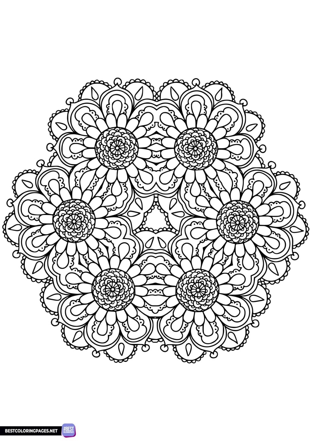 Coloring Pages Printable Mandala Free Printable Coloring Pages