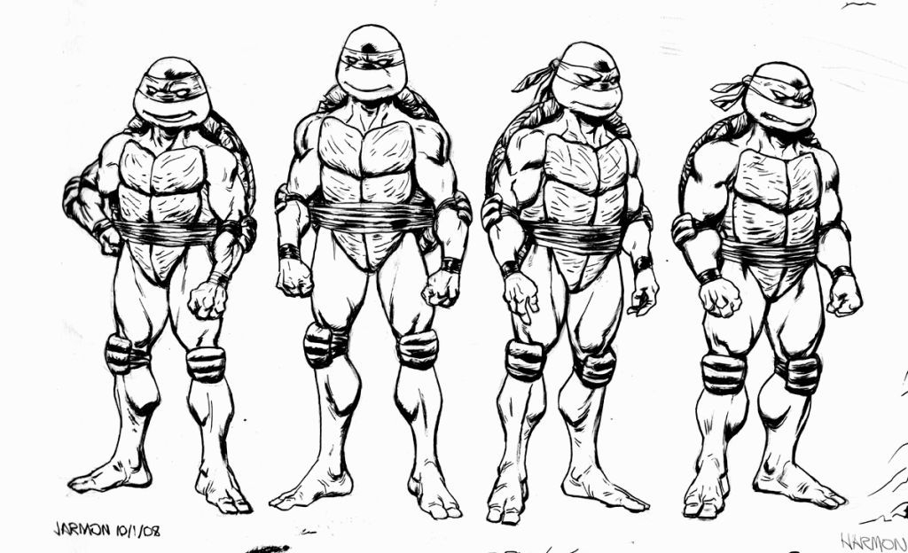 Coloring Pages Teenage Mutant Ninja Turtles Coloring Home