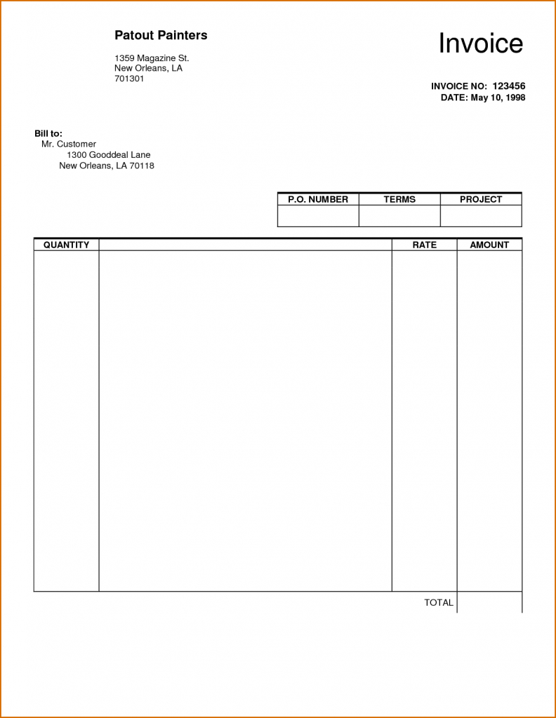 Copy Of A Blank Invoice Invoice Template Free 2016 Copy Of Blank Free 