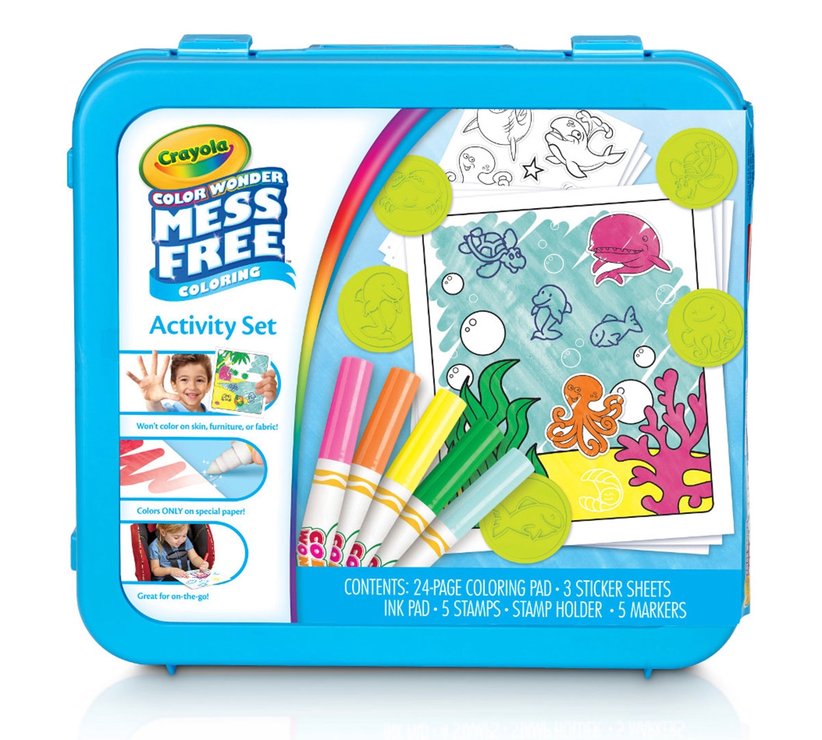 Crayola Color Wonder Mess Free Coloring Pages Markers Color Wonder