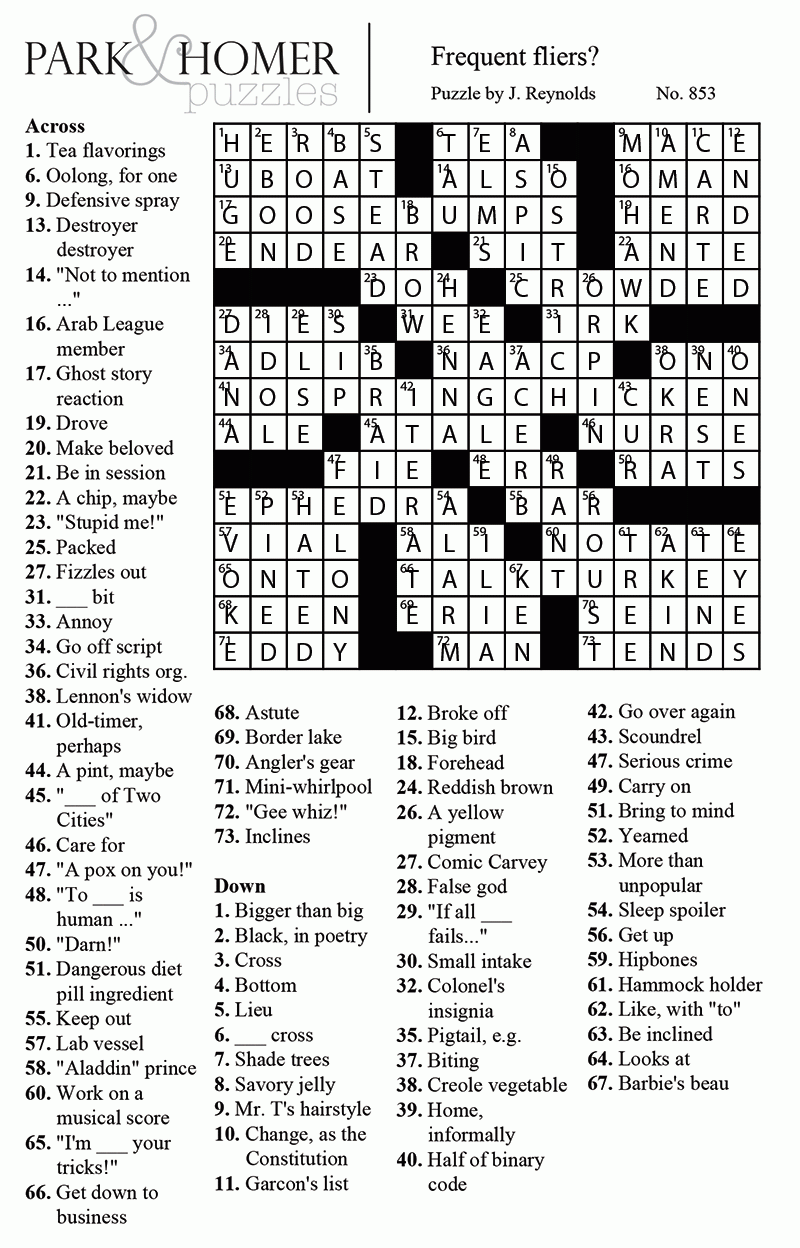 CROSSWORD The Austin Chronicle