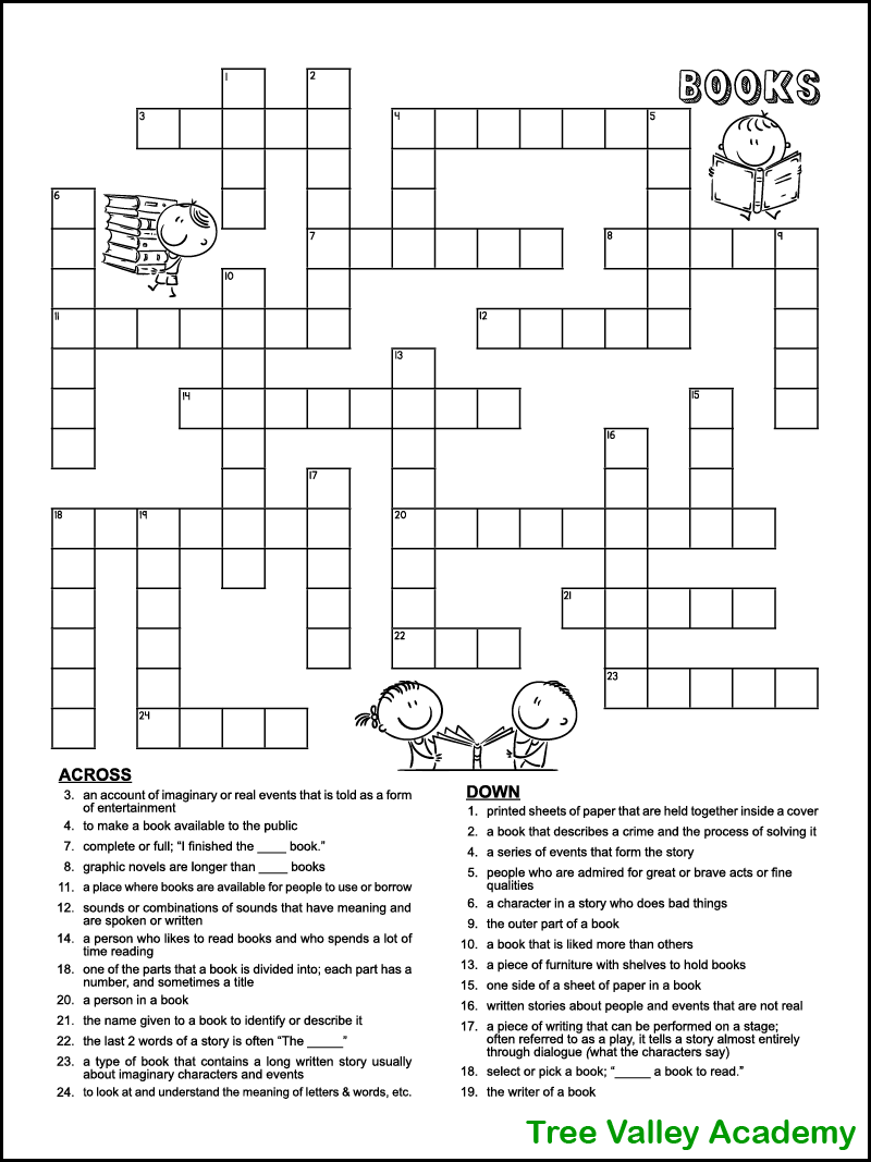 Crosswords For Kids Printable Fillable Form 2025