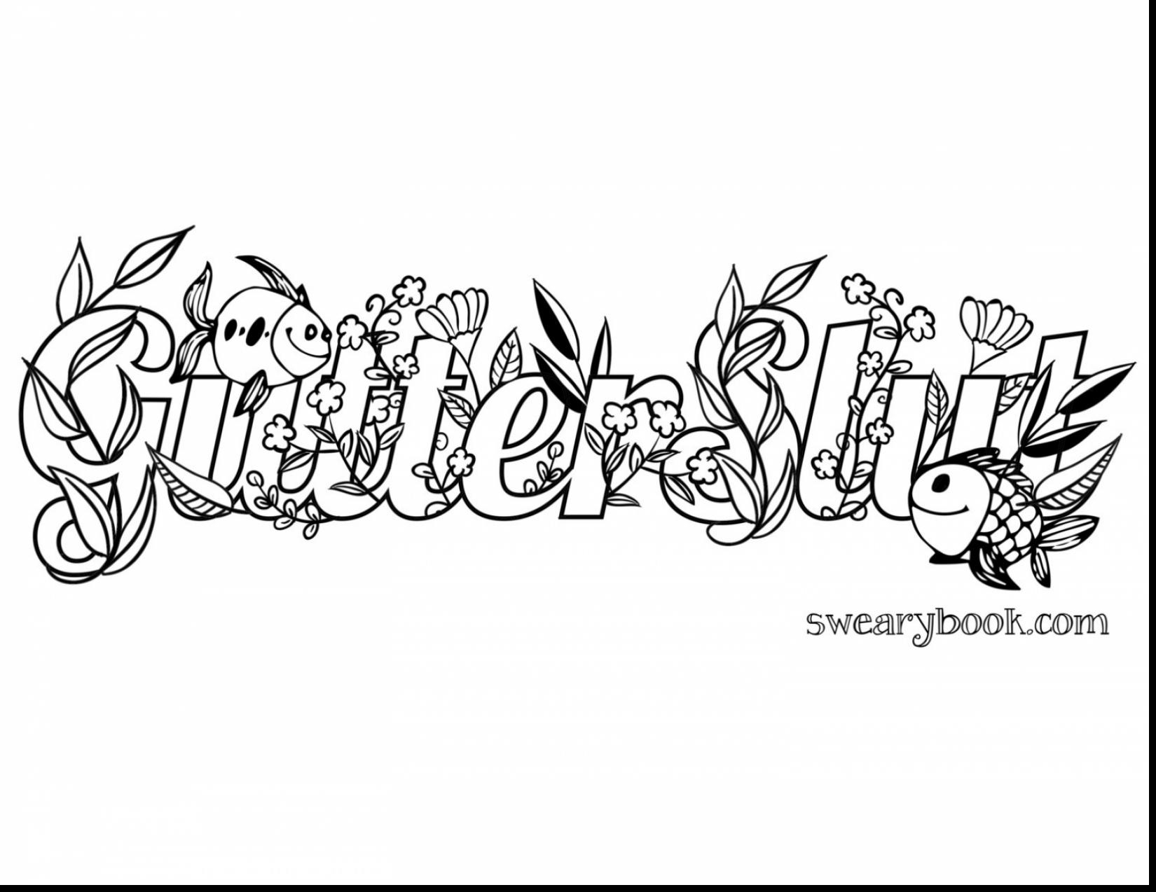 Curse Word Coloring Pages Printable At GetColorings Free 