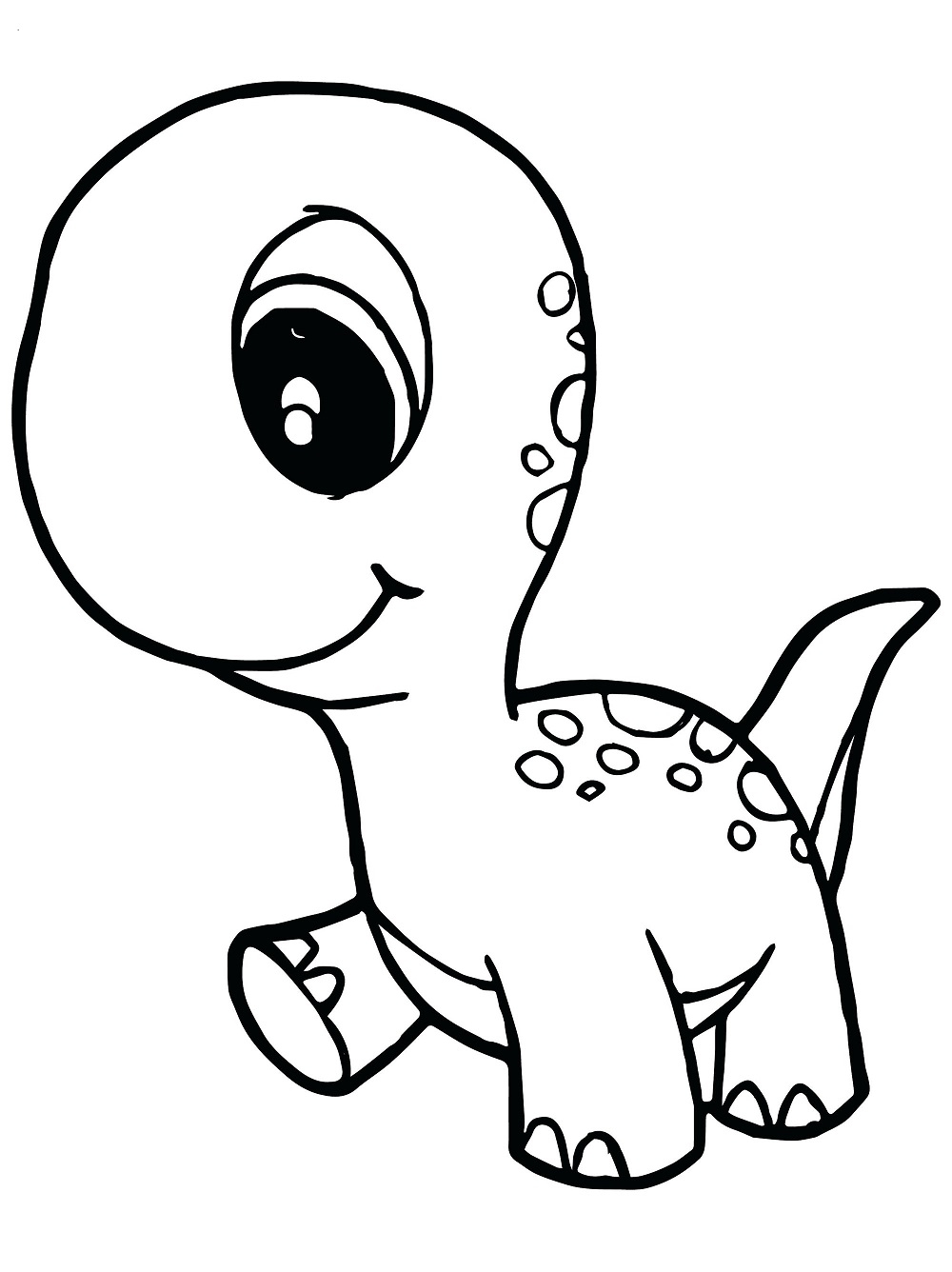 Cute Dinosaur Coloring Pages Coloring Book 