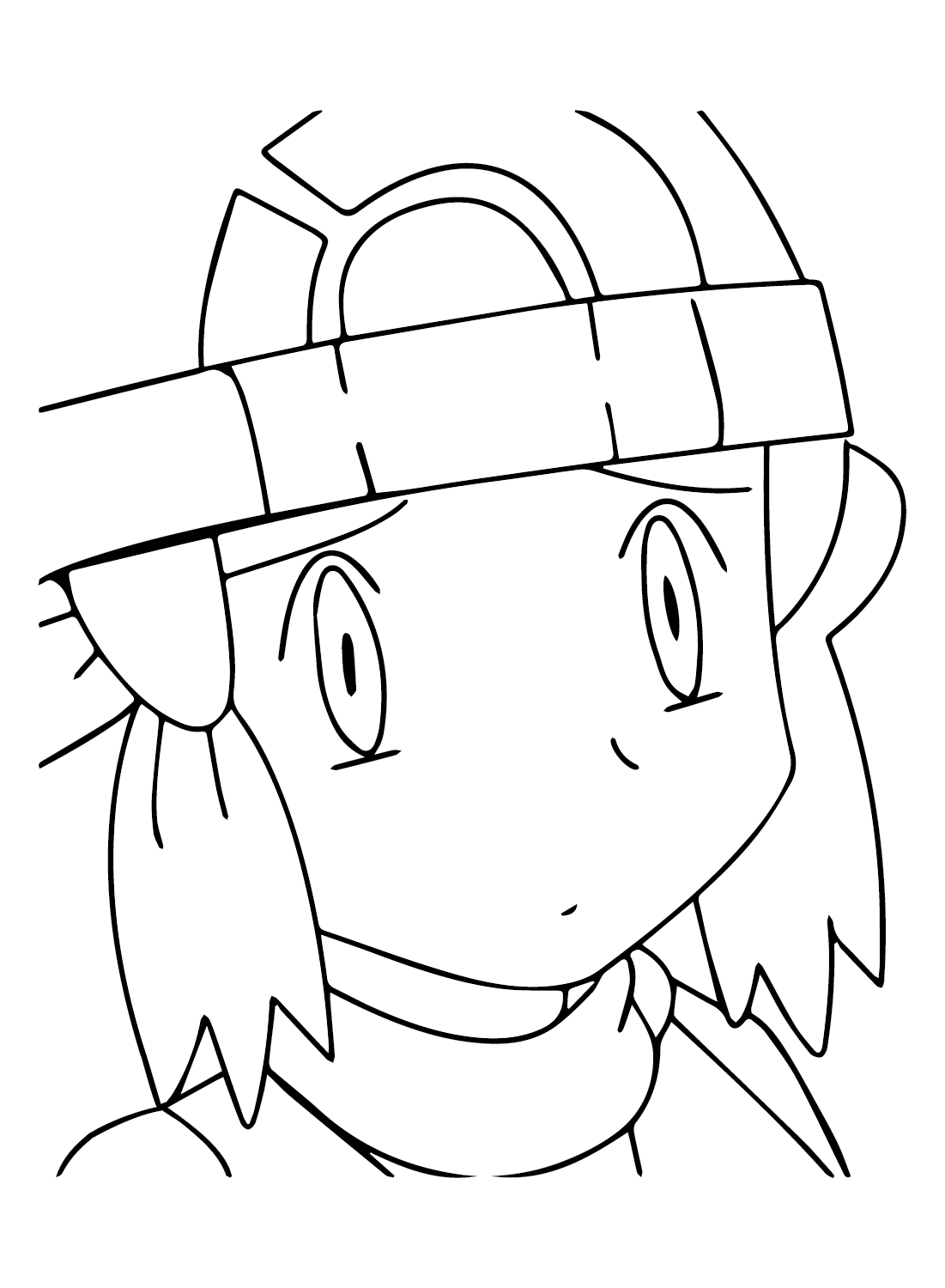 Dawn Pokemon Color Page Free Printable Coloring Pages