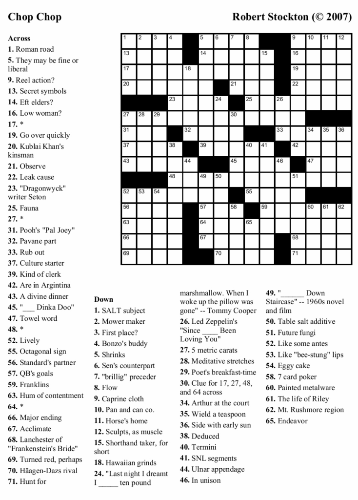 Dell Printable Crossword Puzzles Printable Crossword Puzzles Sally 