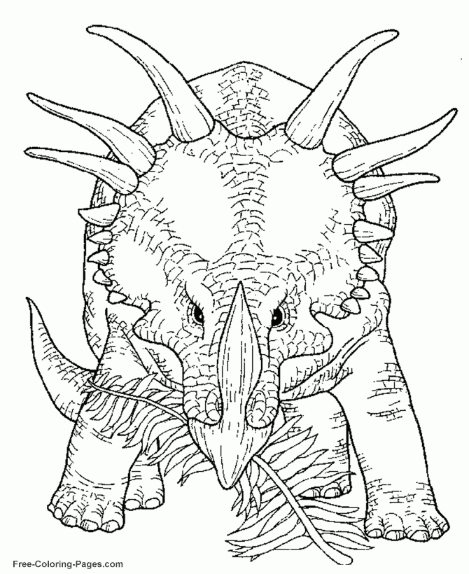 Dinosaur Coloring Pages To Print