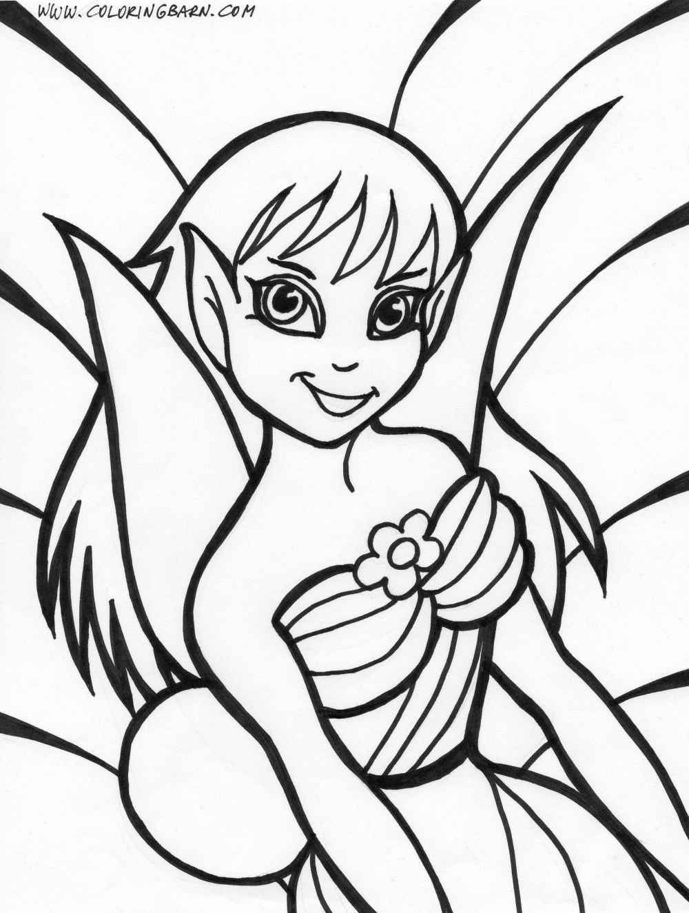 Disney Fairies Coloring Pages Colouring Coloring Kids