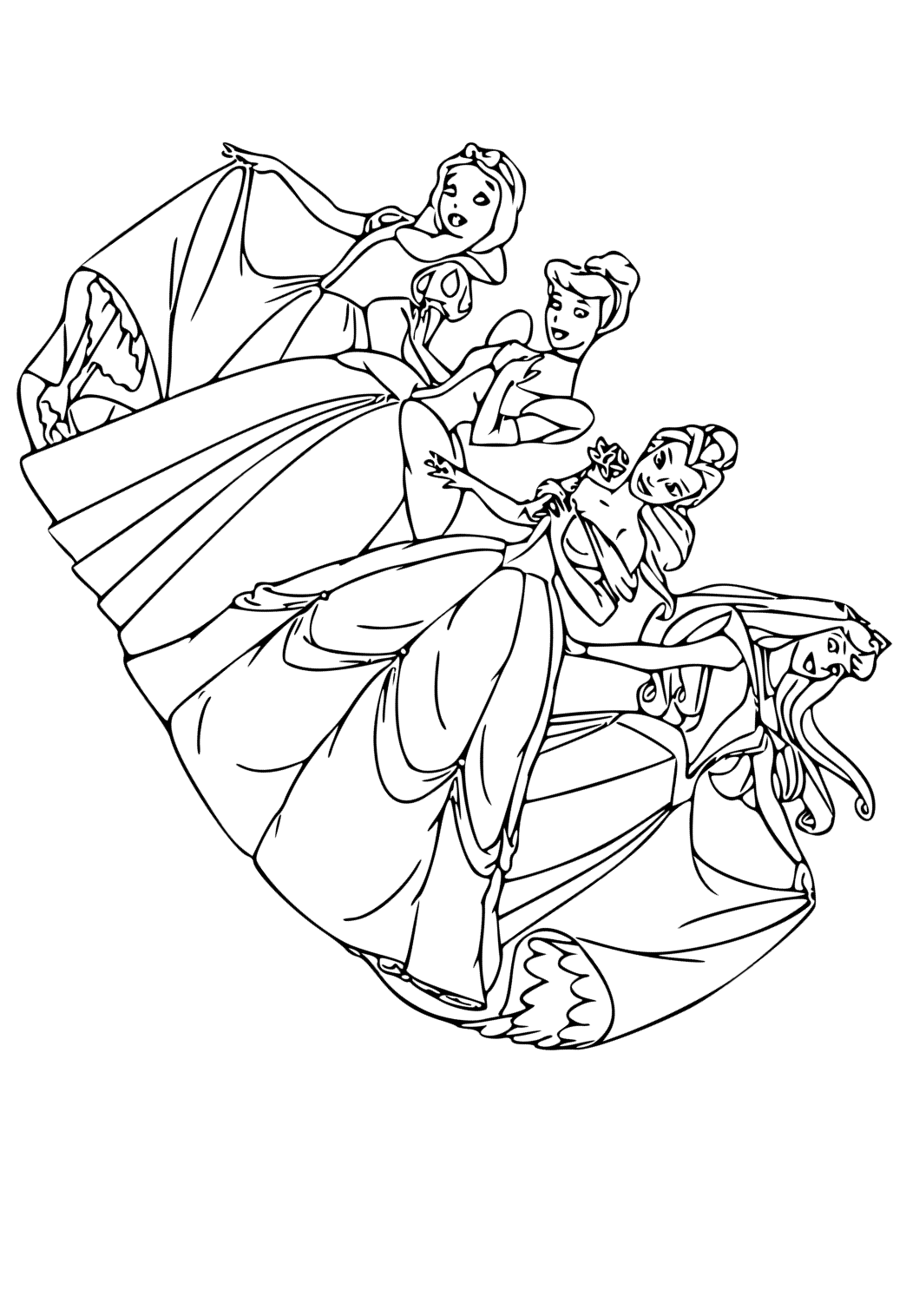 Disney Princess Coloring Pages Free To Print Infoupdate