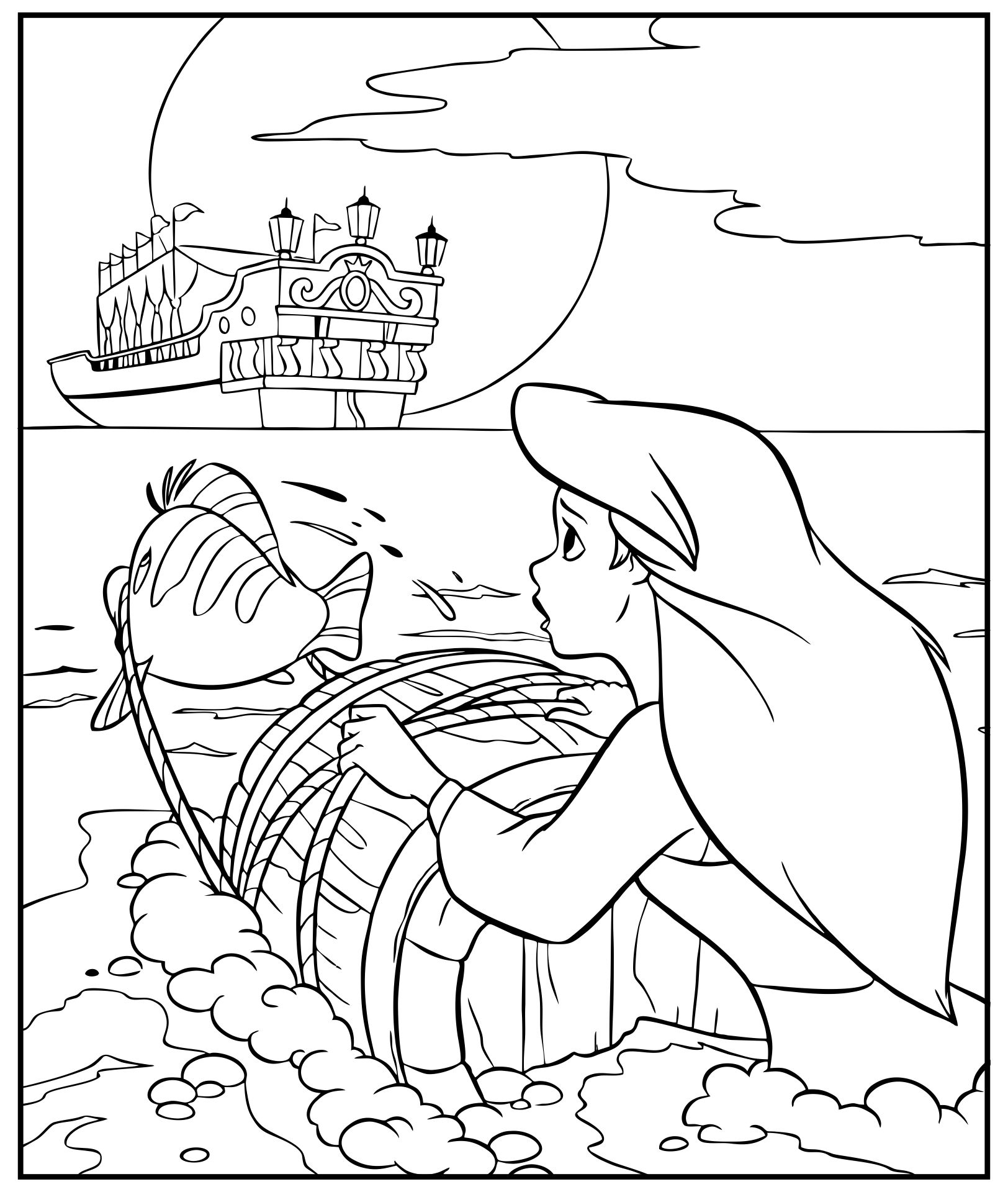 Disney Princess Coloring Pages Free To Print Infoupdate