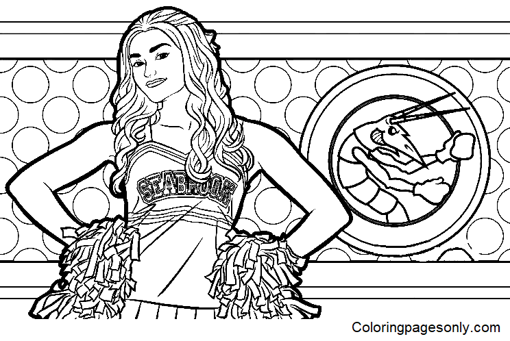Disney Zombies Coloring Page Free Printable Coloring Pages