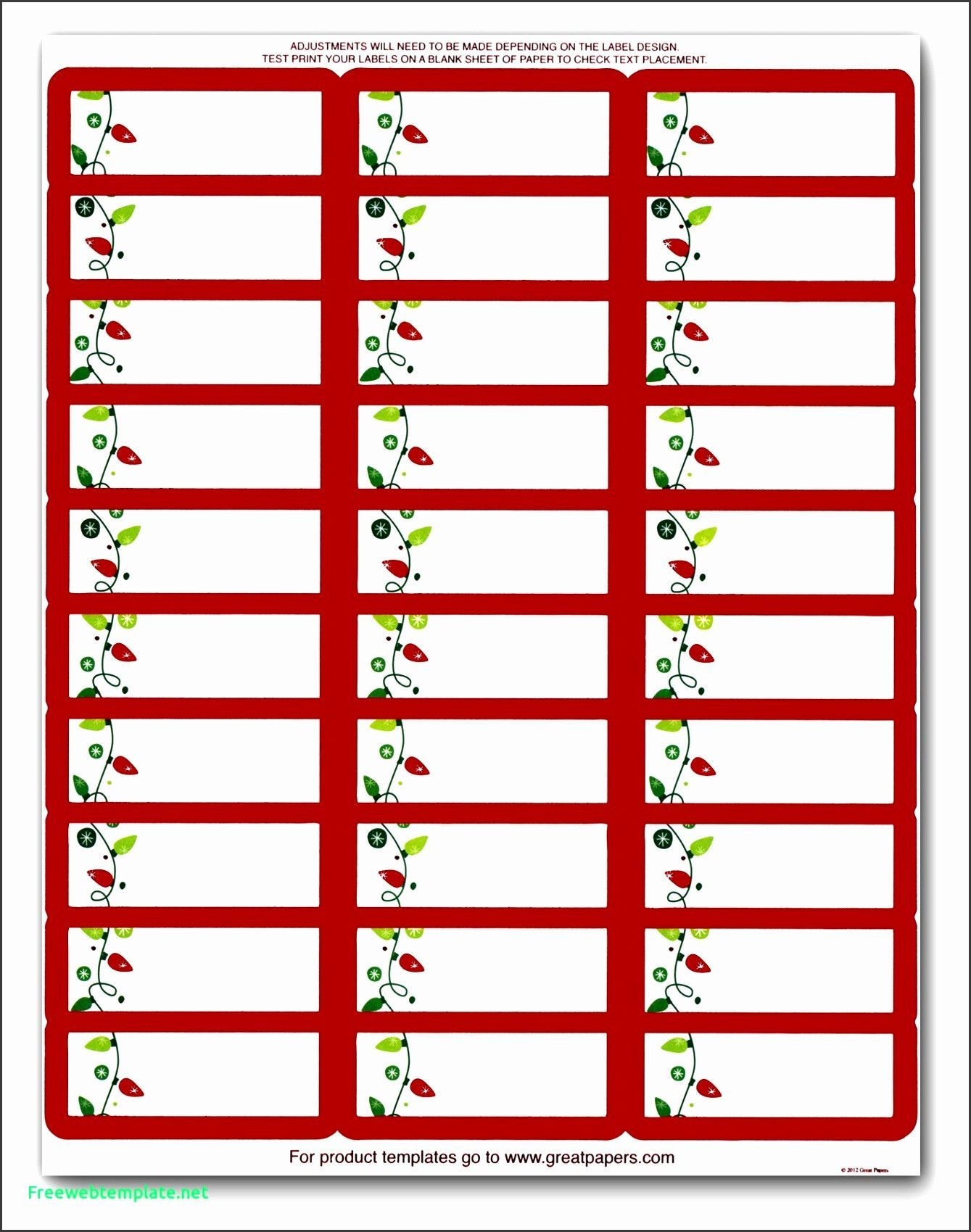 Downloadable FREE Printable Address Label Templates Printable Labels