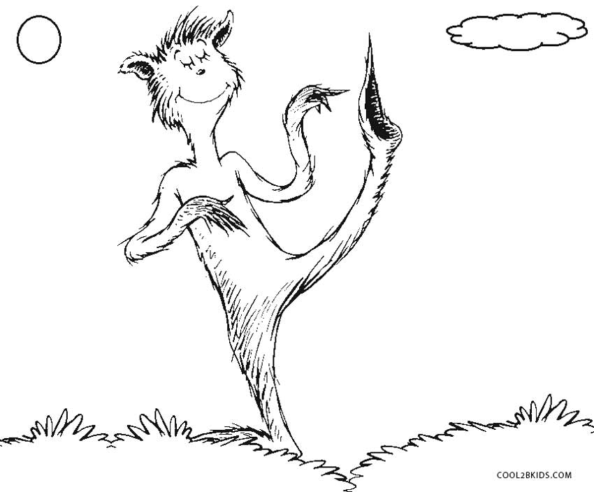 Dr Seuss Coloring Pages Free Printable