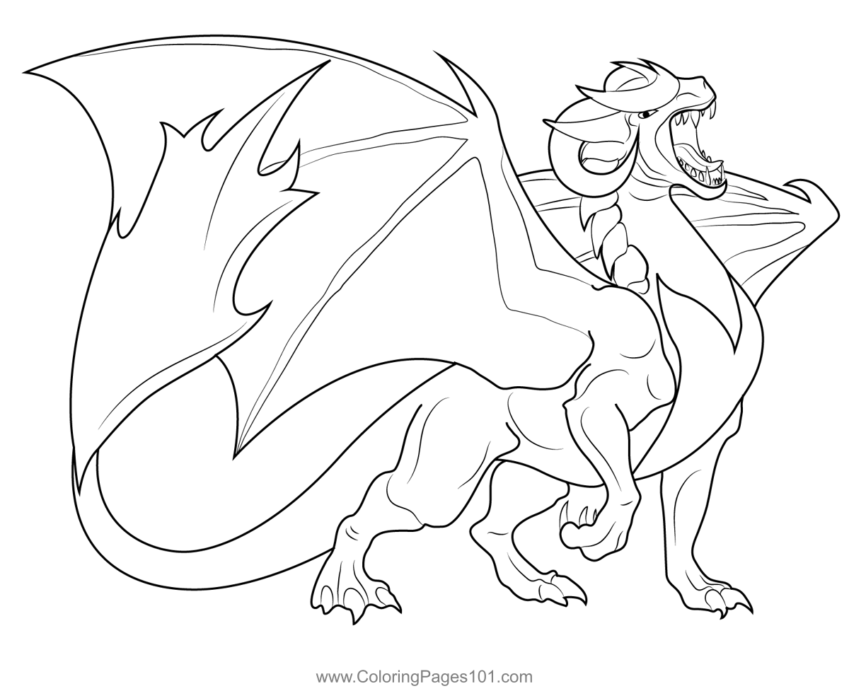 Dragon 18 Coloring Page For Kids Free Dragons Printable Coloring 