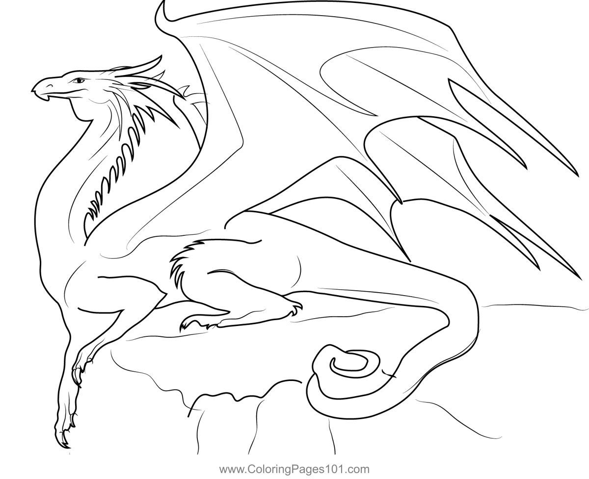 Dragon 4 Coloring Page For Kids Free Dragons Printable Coloring Pages 