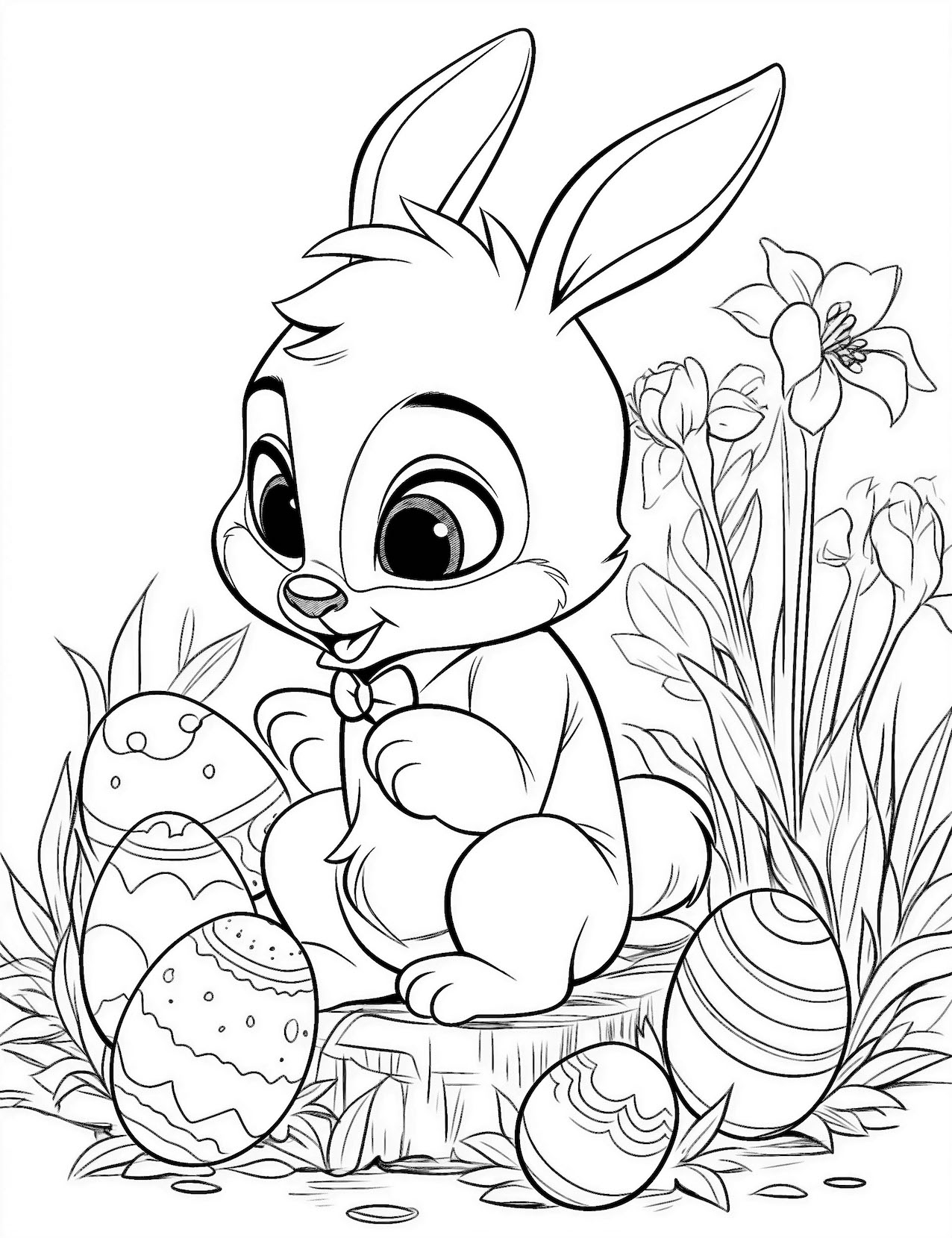 Easter Bunny Coloring Pages Coloring Pages Vrogue co