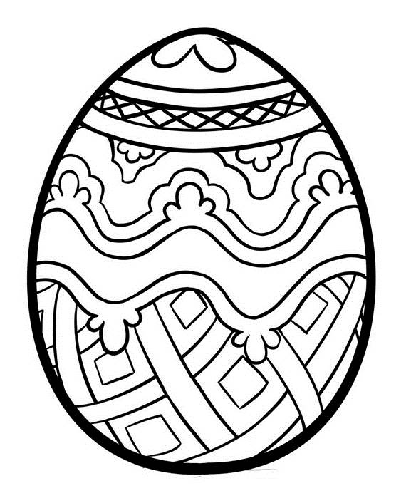 Easter Egg Coloring Pages Free Printable At GetDrawings Free Download