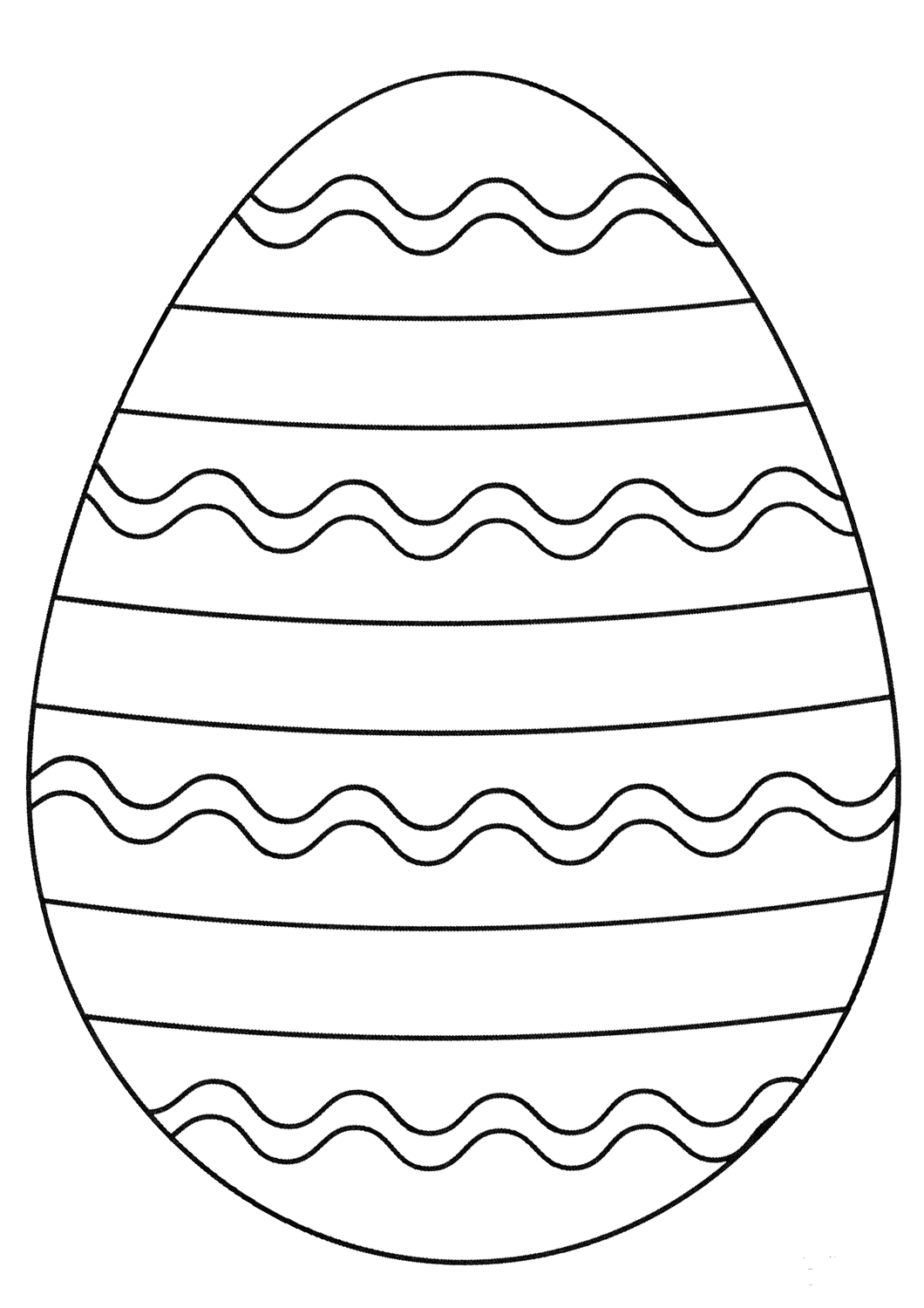 Easter Eggs Printable Coloring Pages