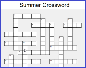 Easy Printable Crossword Puzzles Free Worksheets Library