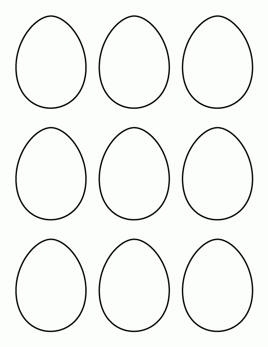 Egg Template Free Printable Social Media Template