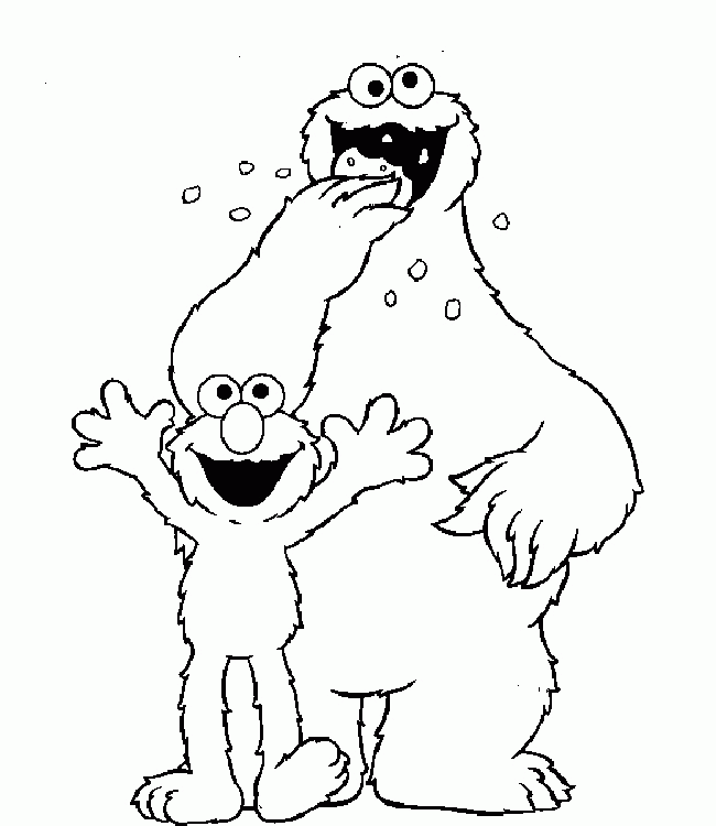 Elmo Color Pages Coloring Home