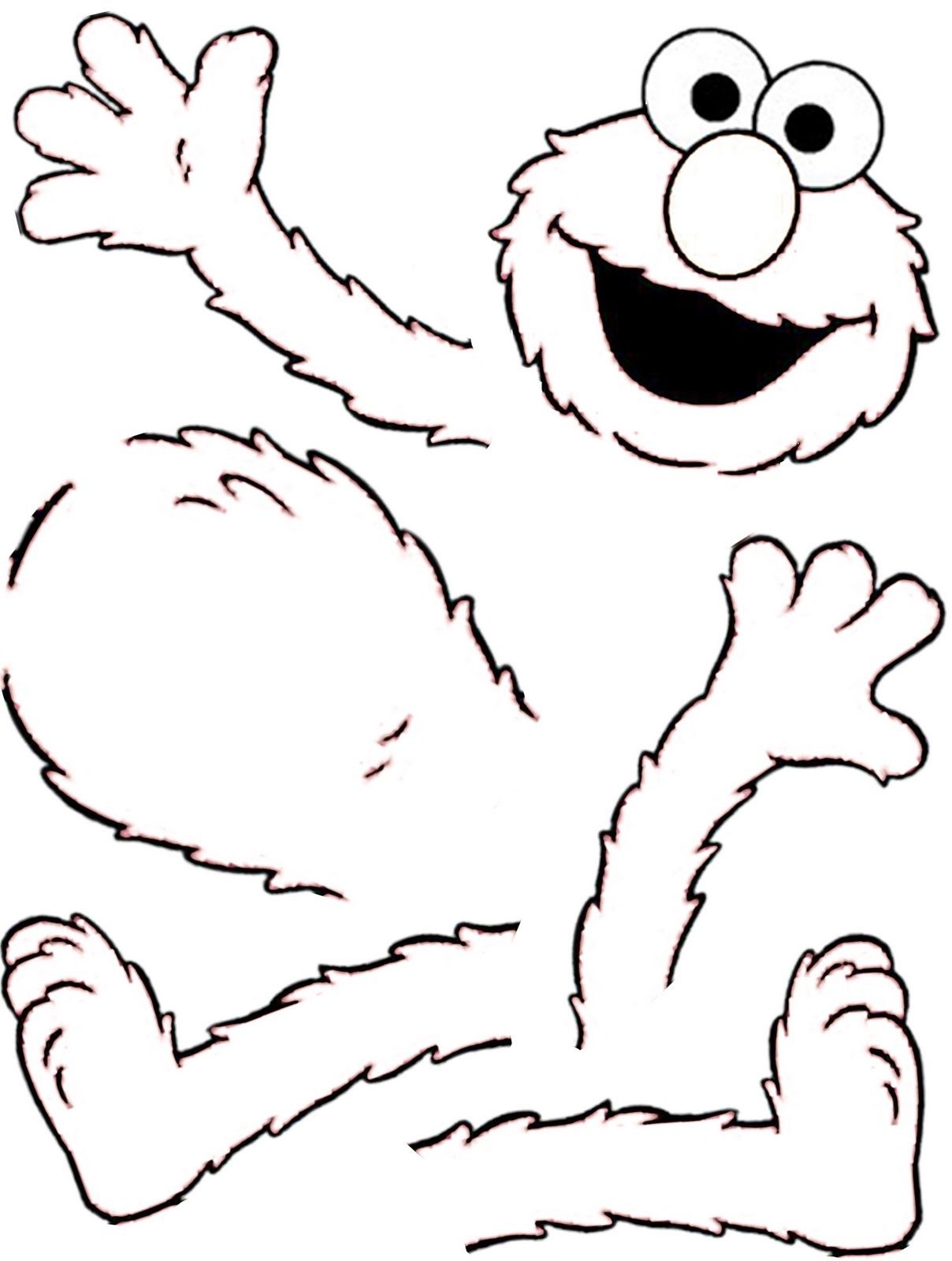 Elmo Coloring Pages Printable Free Coloring Home