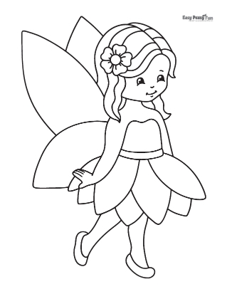 Fairy Coloring Pages 30 Printable Sheets Easy Peasy And Fun