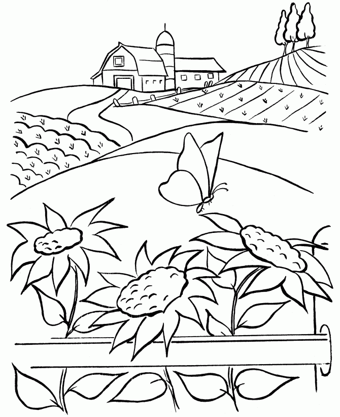 Farm Coloring Pages To Download And Print For Free
