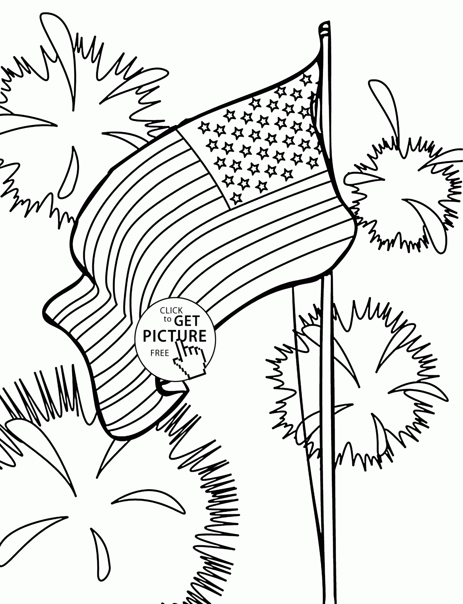 Fireworks Coloring Pages Printable Coloring Home