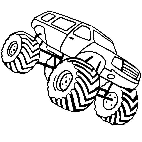 Flame Monster Truck Coloring Page Free Printable Coloring Pages For Kids