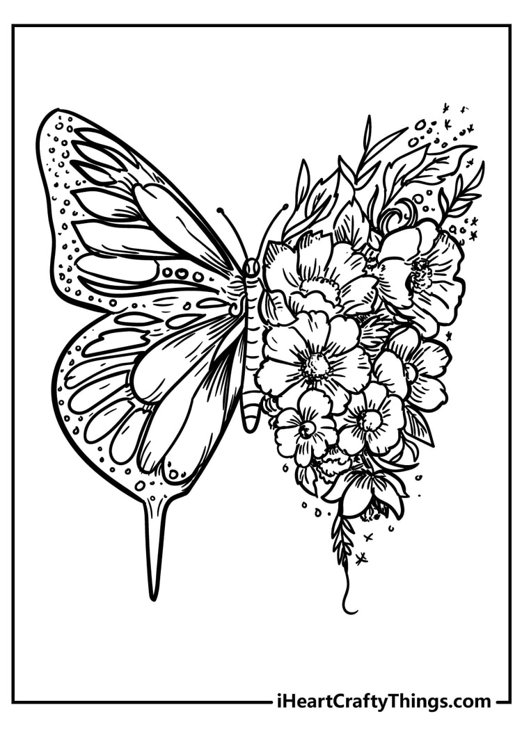 Flower Coloring Pages Best Flower Site