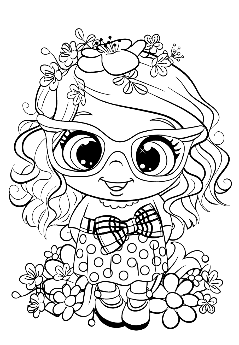 Flowers And Butterfly Coloring Page Free Printable Coloring Pages For 