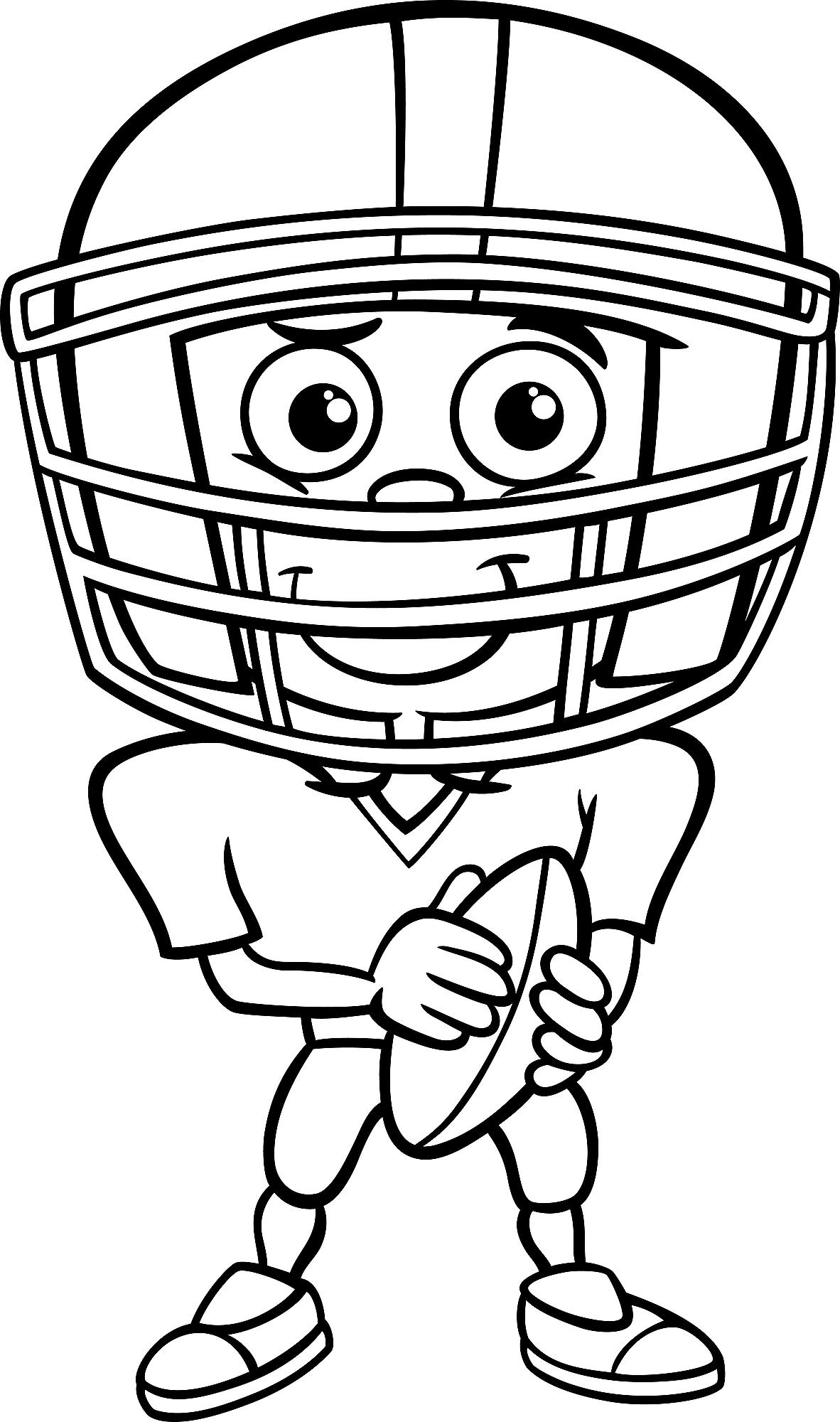 Football Pictures Coloring Pages