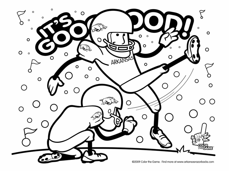Football Printable Coloring Pages Coloring Home