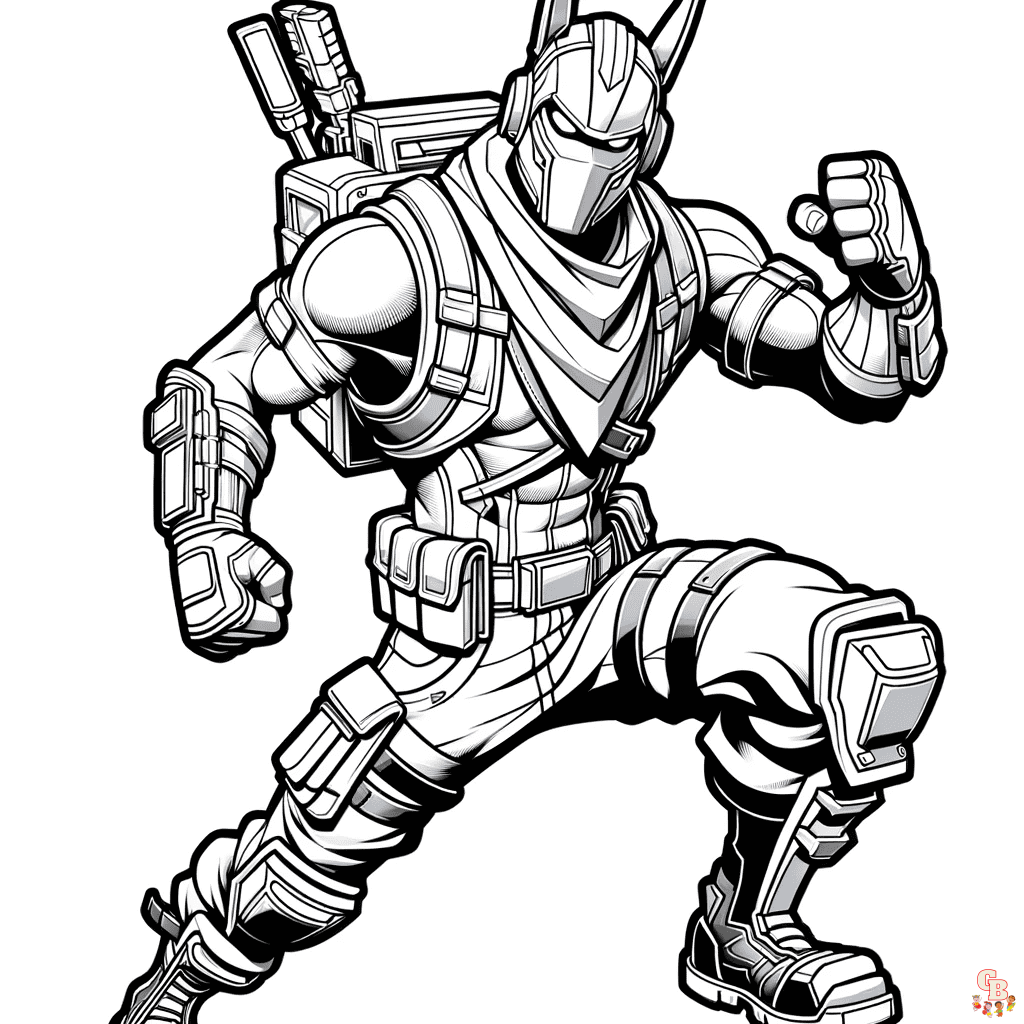 Fortnite Coloring Pages Free Printable Fortnite Coloring Sheets