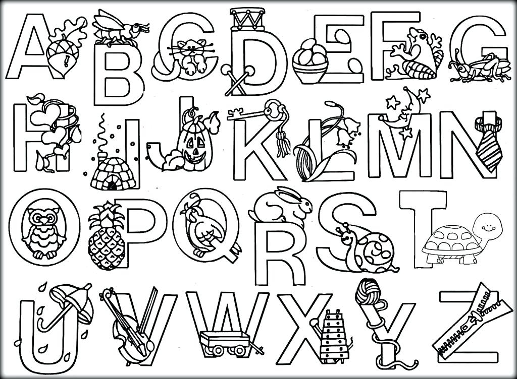 Free Alphabet Coloring Pages At GetColorings Free Printable 