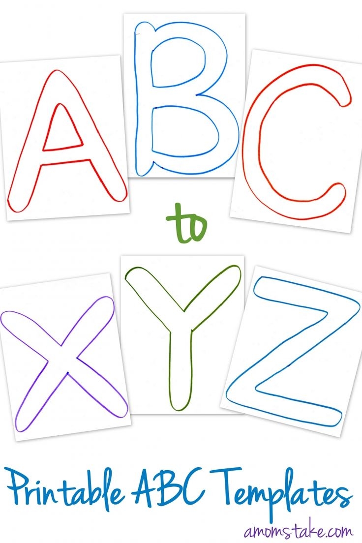 Free Alphabet Letter Templates Printable