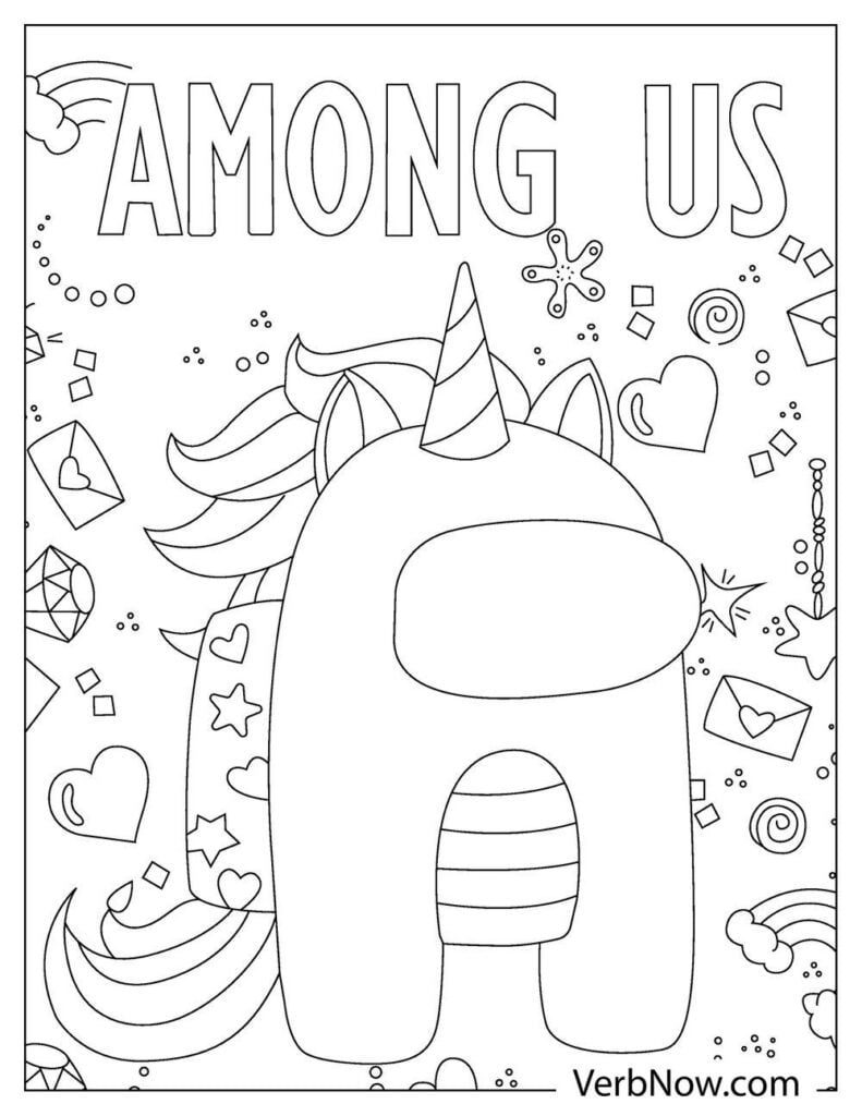 Free AMONG US Coloring Pages For Download Printable PDF 