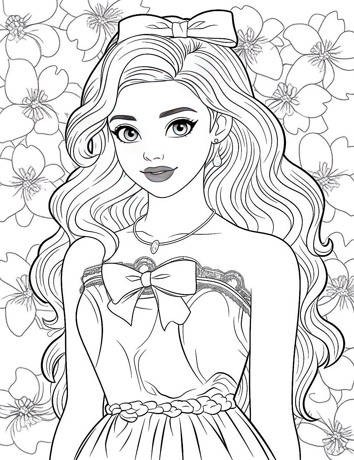 Free Barbie Coloring Pages Printable