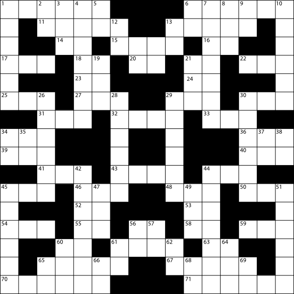 Free Blank Crossword Puzzle Template ClipArt Best