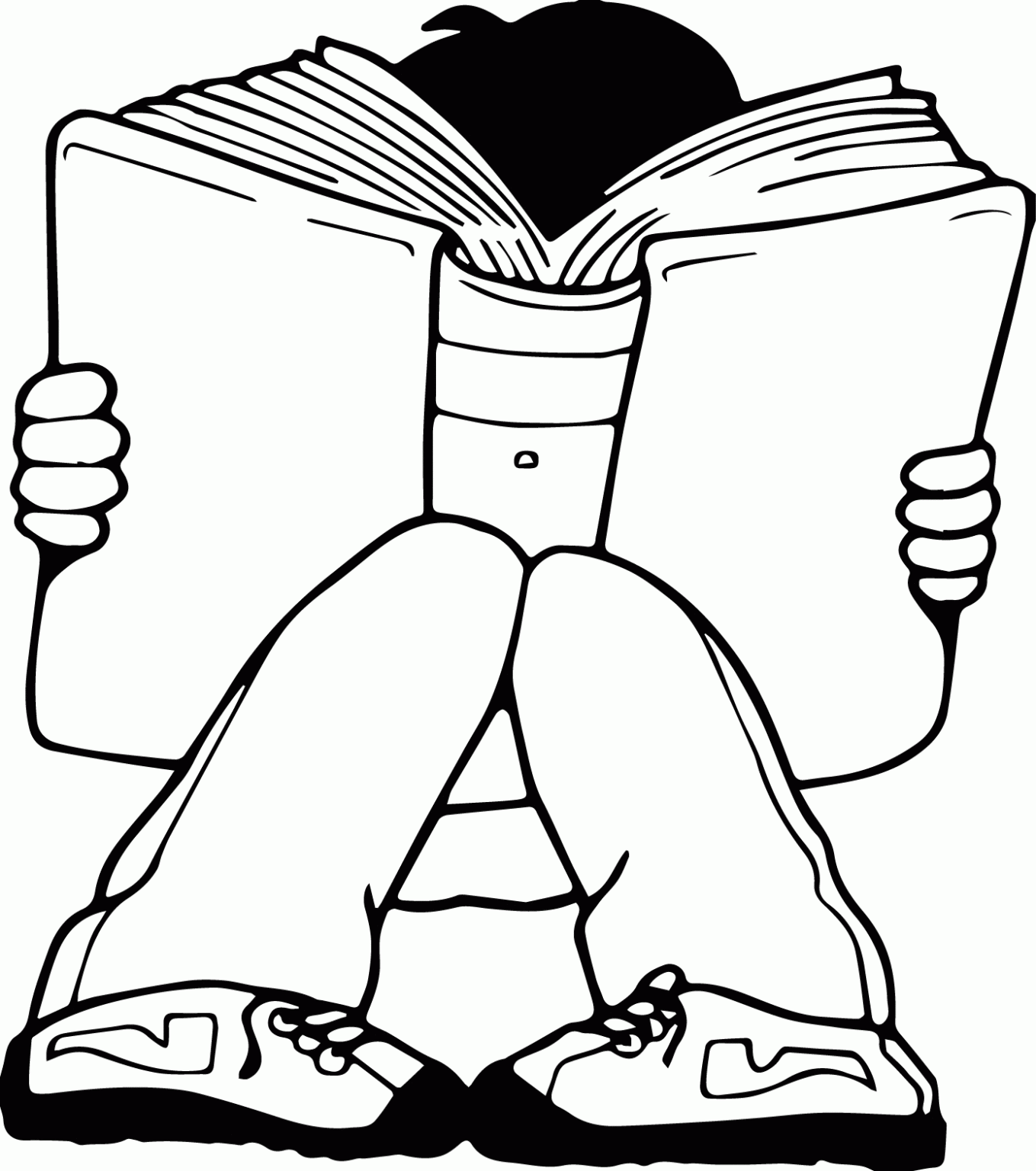 Free Book Coloring Pages Pdf Coloringfolder