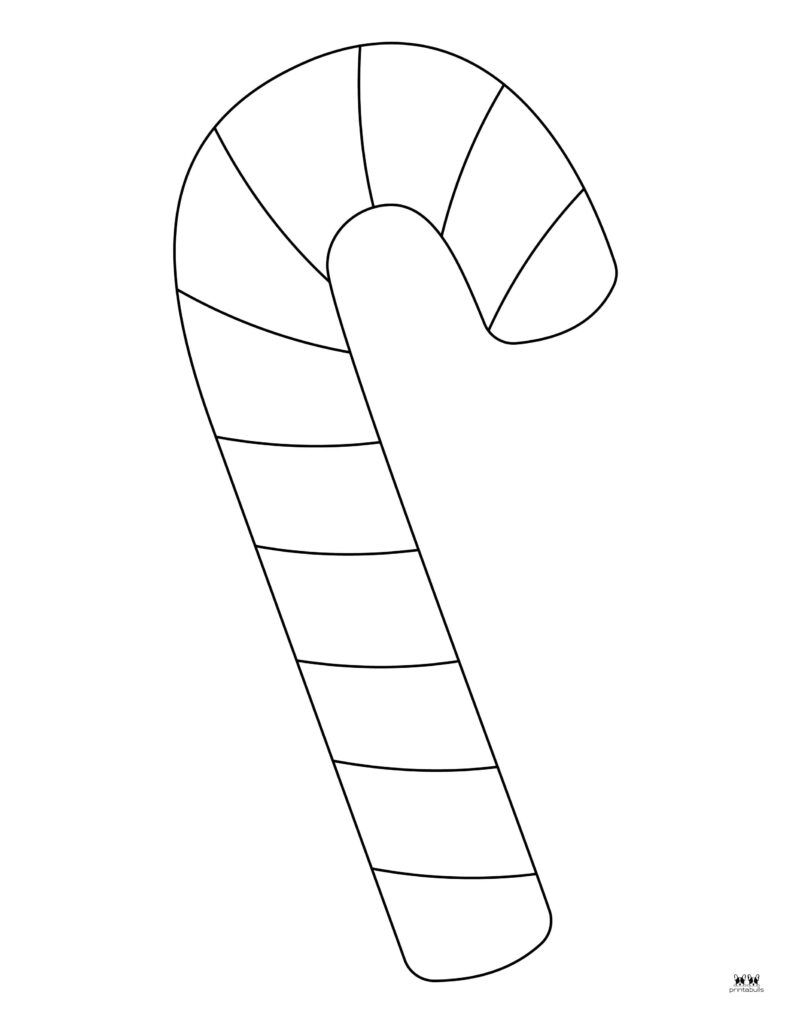 Free Candy Cane Template Printable Best Templates Resources