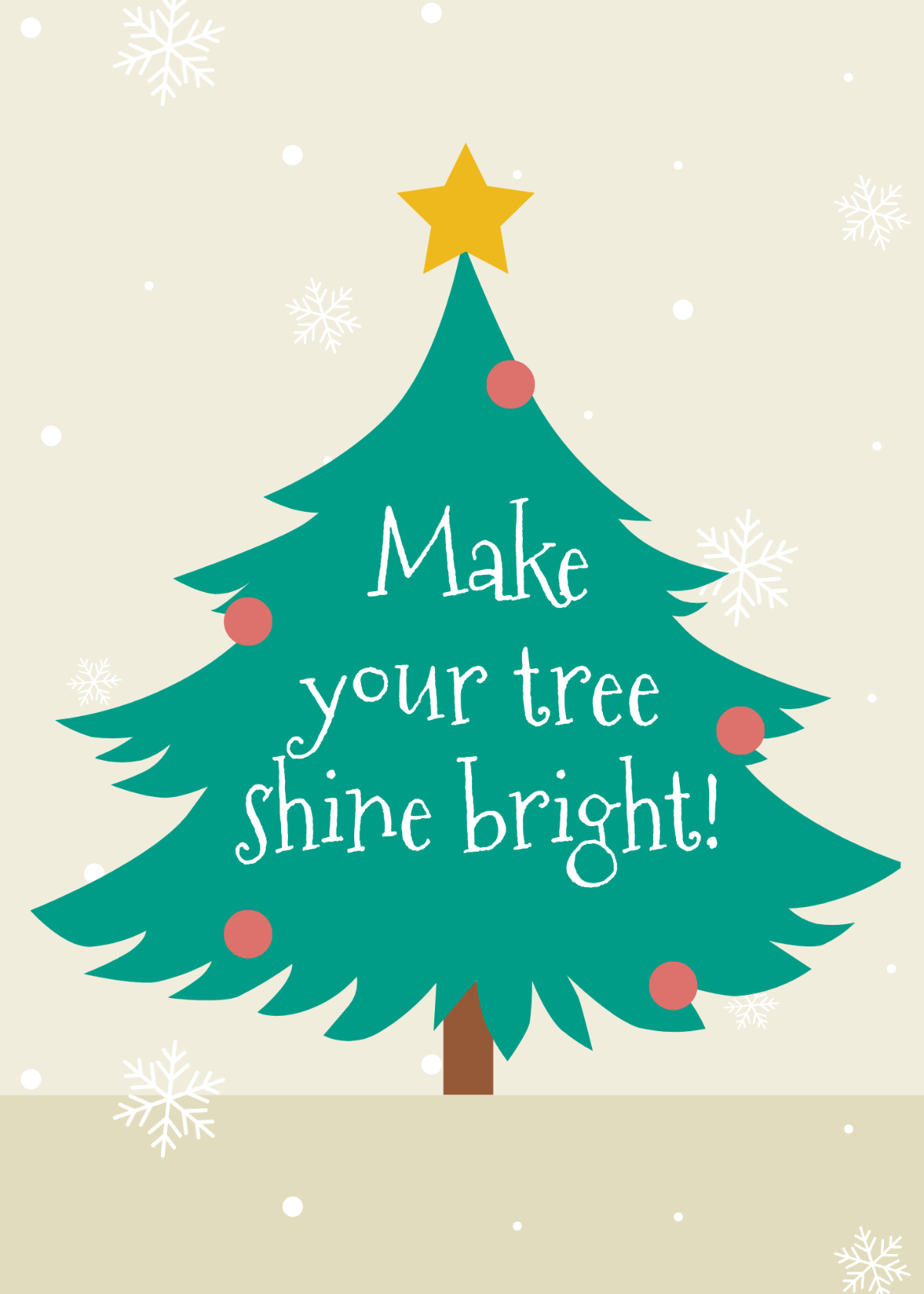 Free Christmas Tree Printable Template To Edit Online