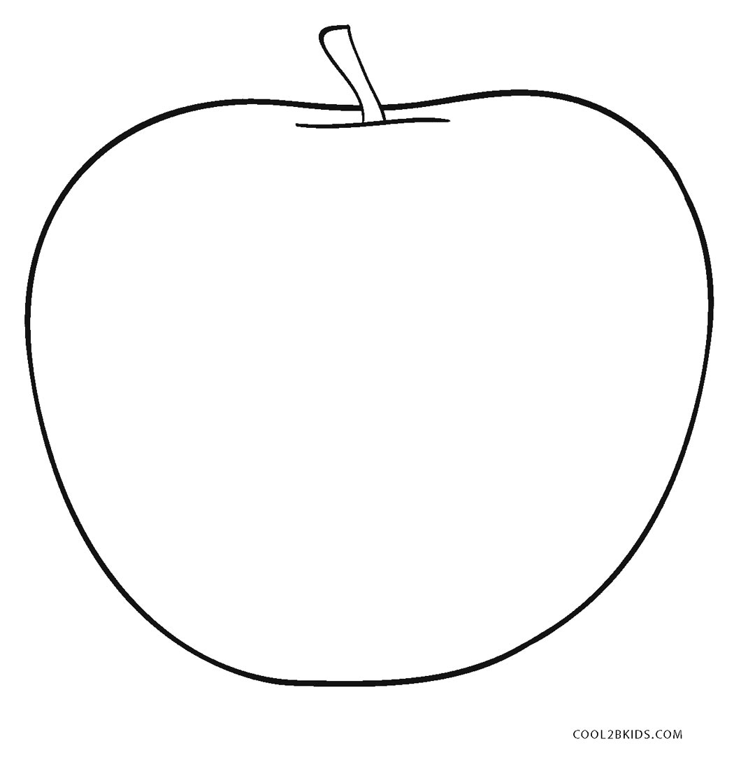 Free Coloring Pages Apples Many Kids Love To Eat Apples They Also Like 