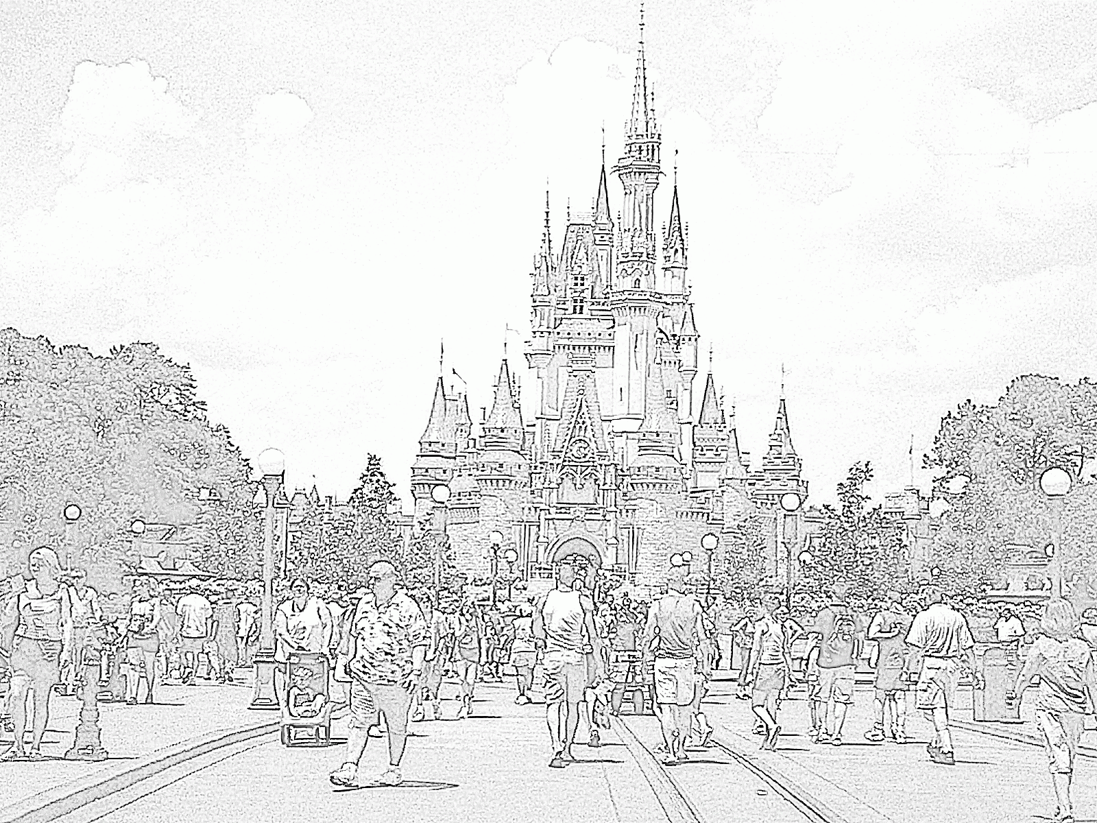 Free Coloring Pages Castle Coloring Home
